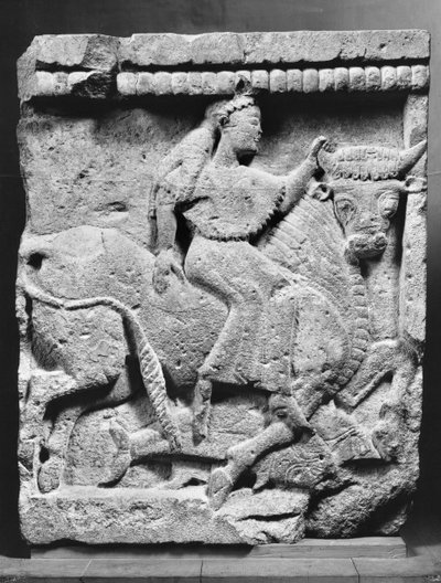 Europa on the bull, metope from the Temple of Selinunte, Sicily by Greek